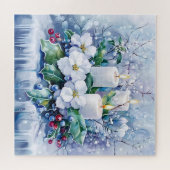 Blue Winter Puzzle (Horizontal)