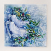 Blue Winter Puzzle (Horizontal)