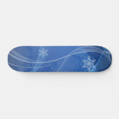 Blue Winter Skateboard (Horizontal)