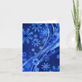 Blue Winter Snowflakes Weihnachten