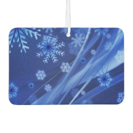 Blue Winter Snowflakes Weihnachten Autolufterfrischer