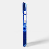 Blue Winter Snowflakes Weihnachten Case-Mate iPhone Hülle (Rückseite / Links)