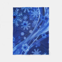 Blue Winter Snowflakes Weihnachten