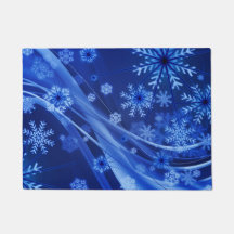 Blue Winter Snowflakes Weihnachten