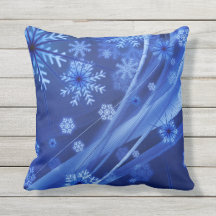 Blue Winter Snowflakes Weihnachten