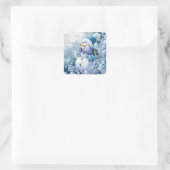 Blue Winter Stickers (Tasche)