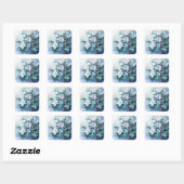 Blue Winter Stickers (Blatt)