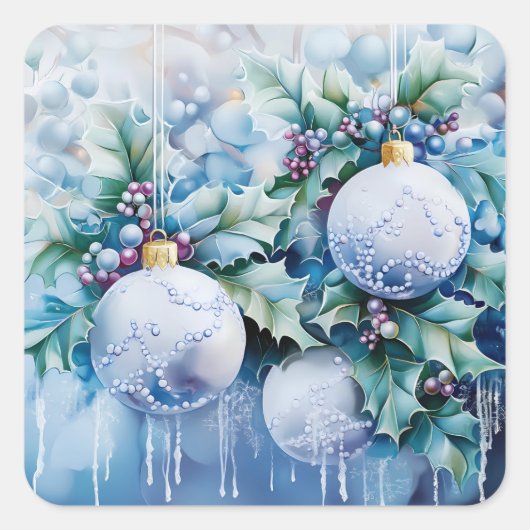 Blue Winter Stickers (Vorderseite)