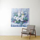 Blue Winter Tapestry Wandteppich (Beispiel)