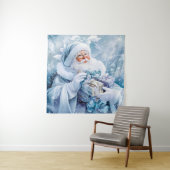 Blue Winter Tapestry Wandteppich (Beispiel)