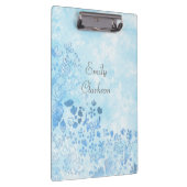 Blue Winter Watercolor-Stil Klemmbrett (Rechts)