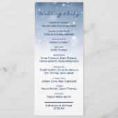 Blue Winter Wonderland Pine Christmas Programm (Rückseite)