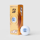 Blue Wirbel 60 Jahre Golfball (Verpackungen)