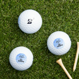 Blue Wirbel 60 Jahre Golfball