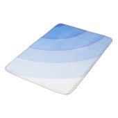 Blue Wirbel Bath Mat Badematte (Schrägansicht)