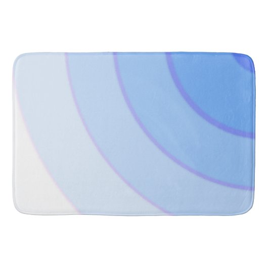 Blue Wirbel Bath Mat Badematte (Vorderseite)