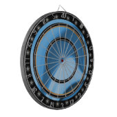Blue Wirbel Custom Dart Board Dartscheibe (Vorderseite Links)