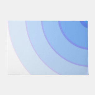 Blue Wirbel Fußmatte