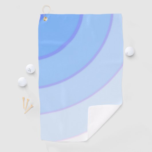 Blue Wirbel Golfhandtuch (Insitu)
