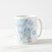 Blue Wirbel Kaffeetasse (VorderseiteRechts)