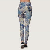 Blue Wirbel Leggings (Rückseite)