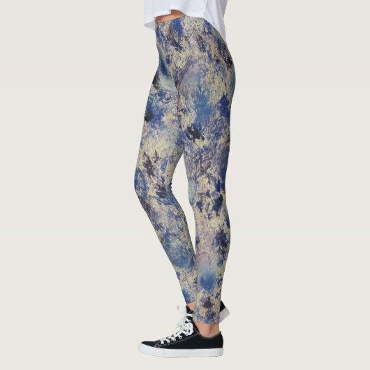 Blue Wirbel Leggings (Links)