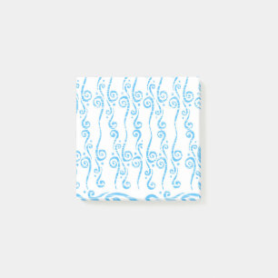 Blue Wirbel Notepad Post-it Klebezettel