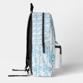 Blue Wirbel Rucksack (Links)