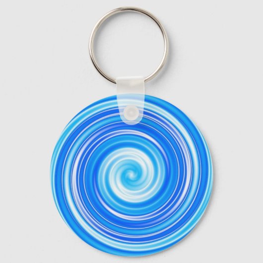 Blue Wirbel Schlüsselanhänger (Vorderseite)