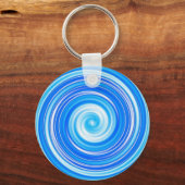 Blue Wirbel Schlüsselanhänger (Vorderseite)