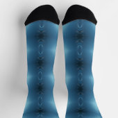 Blue Wirbel Socken (Oben)