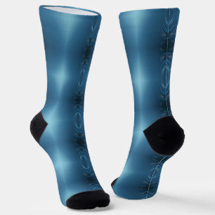 Blue Wirbel Socken