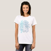 Blue Wirbel T-Shirt (Vorne ganz)