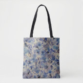 Blue Wirbel Tote Bag Tasche (Vorderseite)