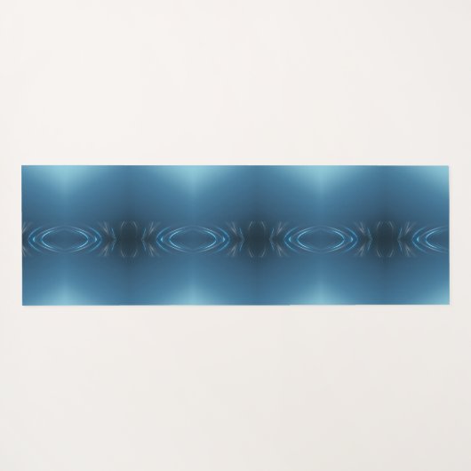 Blue Wirbel Yogamatte (Rückseite (Horizontal))