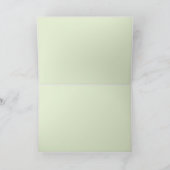 Blue Wisteria Art Jedem Anlass Grußkarte Karte (Innenseite)