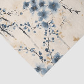 Blue Wisteria Decoupage Tissue Paper Seidenpapier (Ausschnitt)