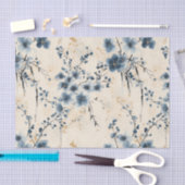 Blue Wisteria Decoupage Tissue Paper Seidenpapier (Handwerk)