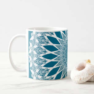 Blue Woad Tristyns Mandala Kaffeetasse