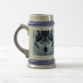 Blue Wolf Bierglas (Links)