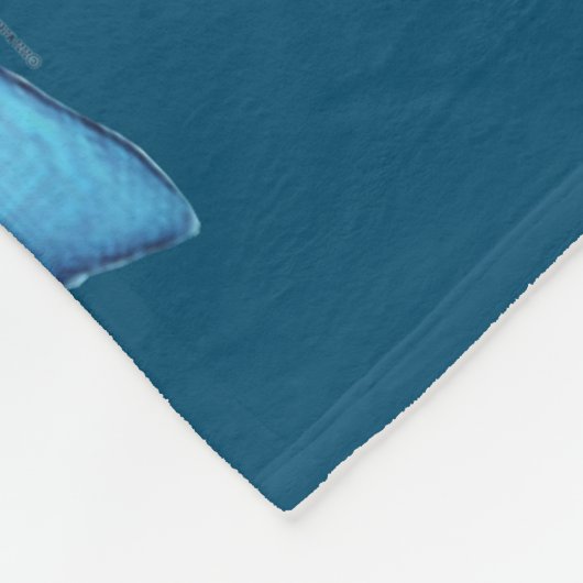 Blue Wolf Fleecedecke (Ecke)