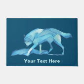 Blue Wolf Fußmatte (Vorderseite)