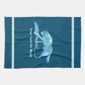 Blue Wolf Geschirrtuch (Horizontal)