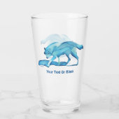 Blue Wolf Glas (Rückseite)