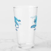 Blue Wolf Glas (Links)