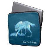 Blue Wolf Laptopschutzhülle (Vorderseite Links)