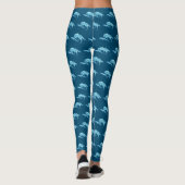 Blue Wolf Leggings (Rückseite)