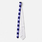 Blue Wolf & Moon Neck Ties Krawatte (Rückseite)