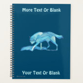 Blue Wolf Notebook Planer (Vorderseite)
