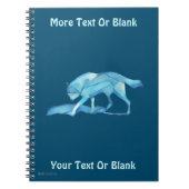 Blue Wolf Notizblock (Vorderseite)